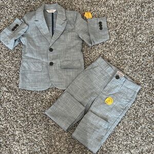 Cat & Jack Gray Boys' Suit Set